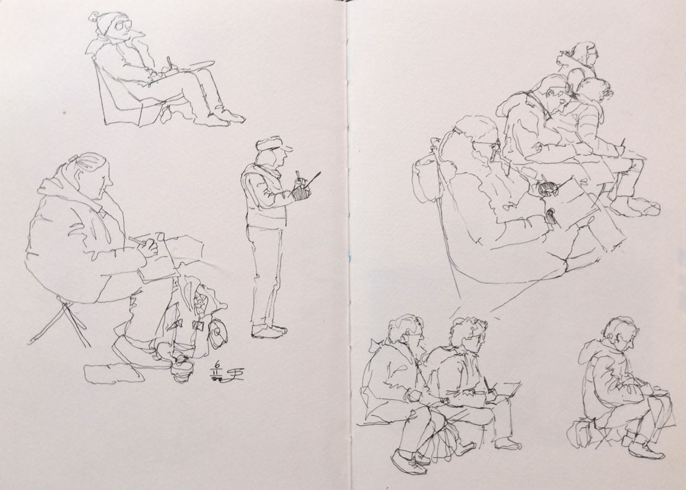 26a-Schetsers-bij-Sketchcrawl-Zutphen-6-november-w 26a-Schetsers-bij-Sketchcrawl-Zutphen-6-november-w